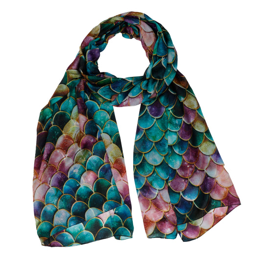 Abstract  Pure Silk Designer Scarf