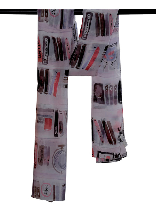 Abstract  Pure Silk Designer Scarf