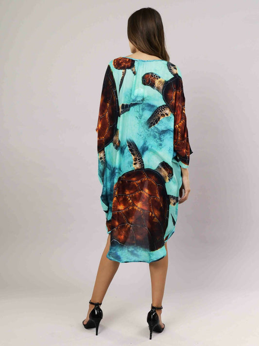 Animal Print Modal Kimono