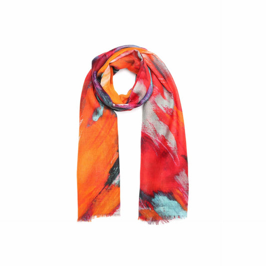 Abstract Pure Silk Sarong Designer Scarf