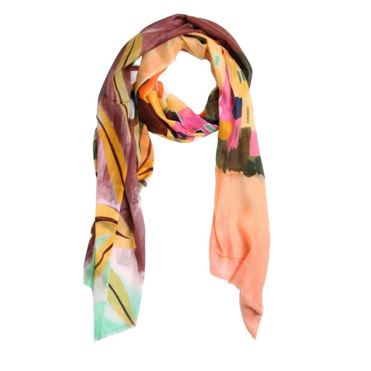 Architectural Modal Silk Designer Scarf