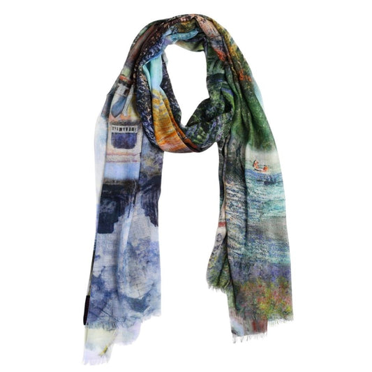 Foulard en soie modale de créateur Old Masters