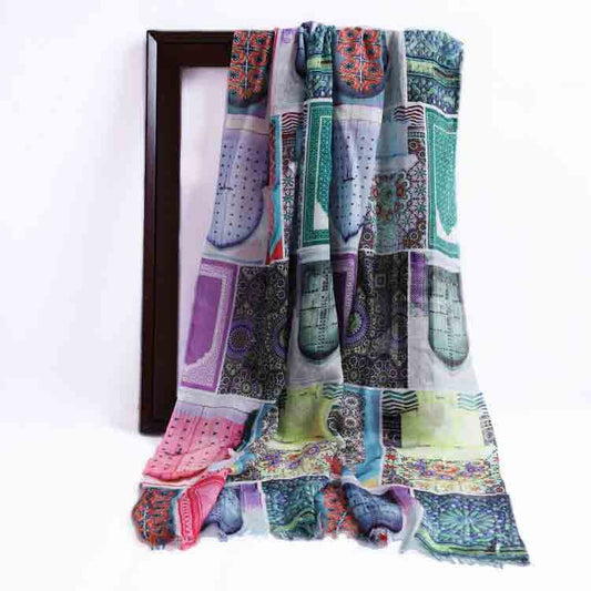 Architectural Modal Silk Designer Scarf