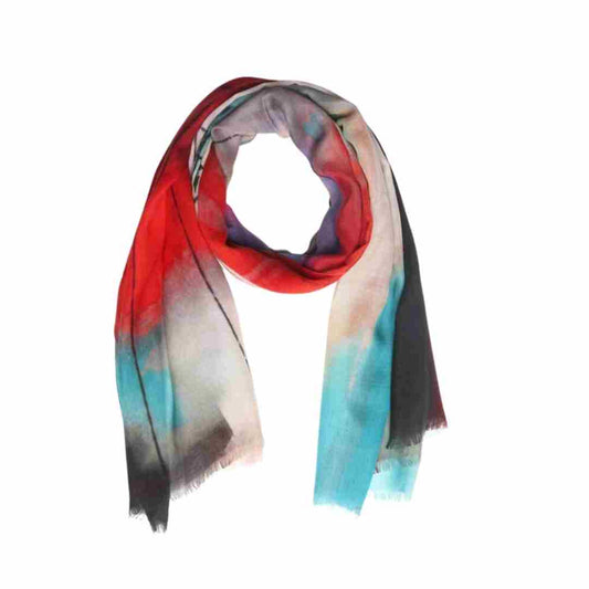 Abstract Cotton Modal Designer Scarf