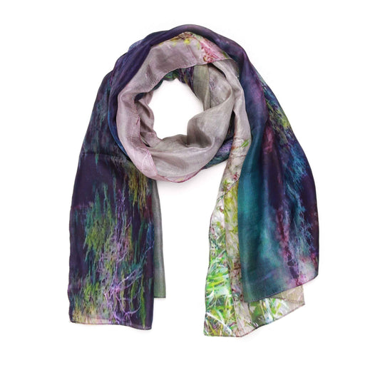 Australian Coastal Pure Silk Designer Scarf