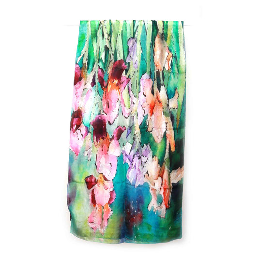 Floral Modal Silk Designer Scarf