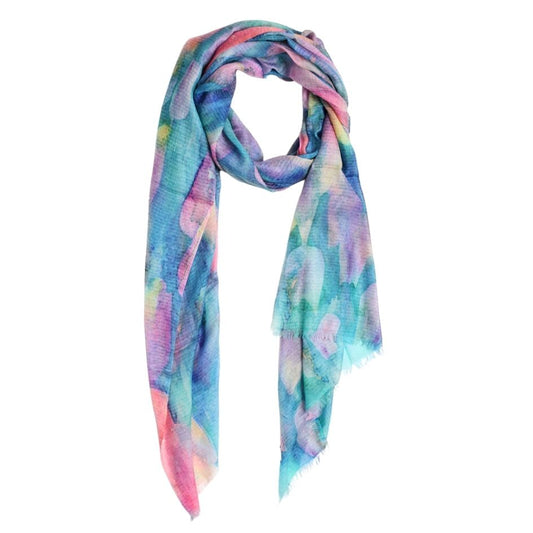 Abstract Modal Silk Designer Scarf